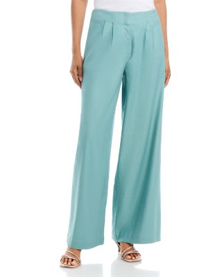 Donna Karan — Donna Karan New York Pleated Wide Leg Pants