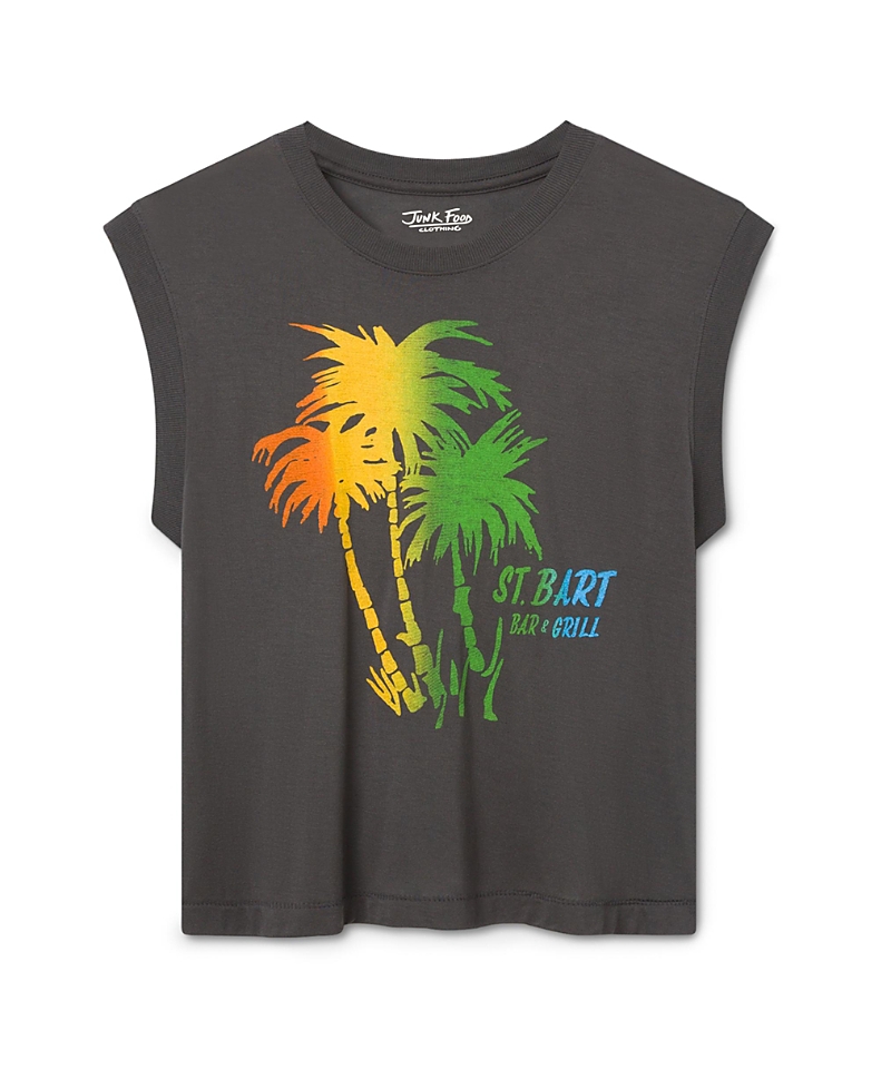 Junk Food Clothing Women's St. Barts Bar and Grill Vintage Tissue Tank