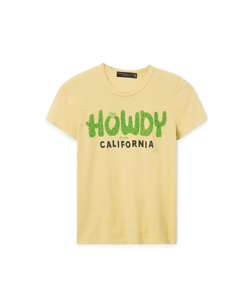 Junk Food Clothing Women's Howdy From California Original Tee
