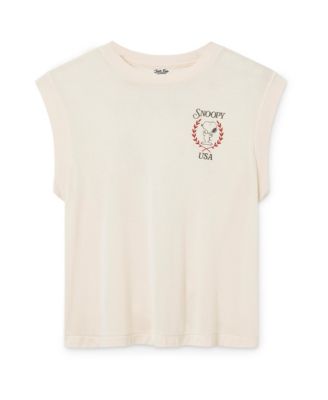 Women's Snoopy USA Vintage Tissue Tank