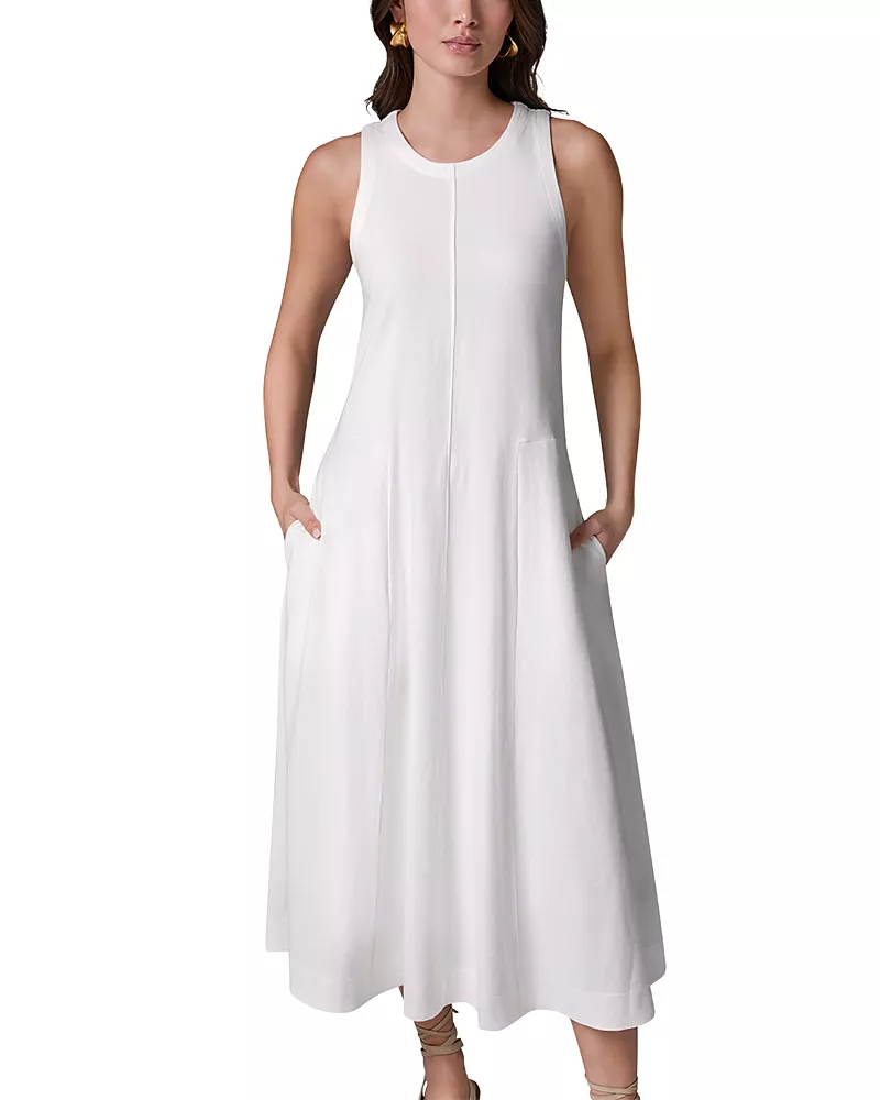 Donna Karan New York Sleeveless Grosgrain Tape Dress