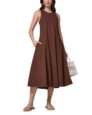 long white backless dress Stella Fit and Flare Backless Dress White