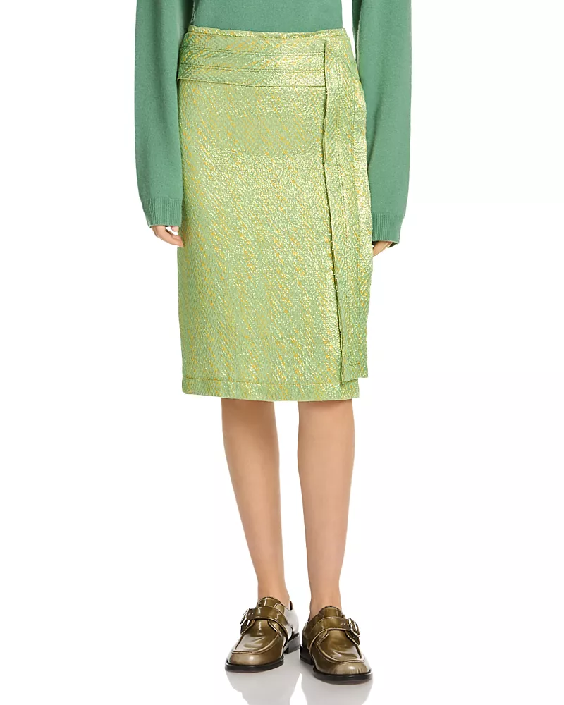 Marni Textured Pencil Skirt