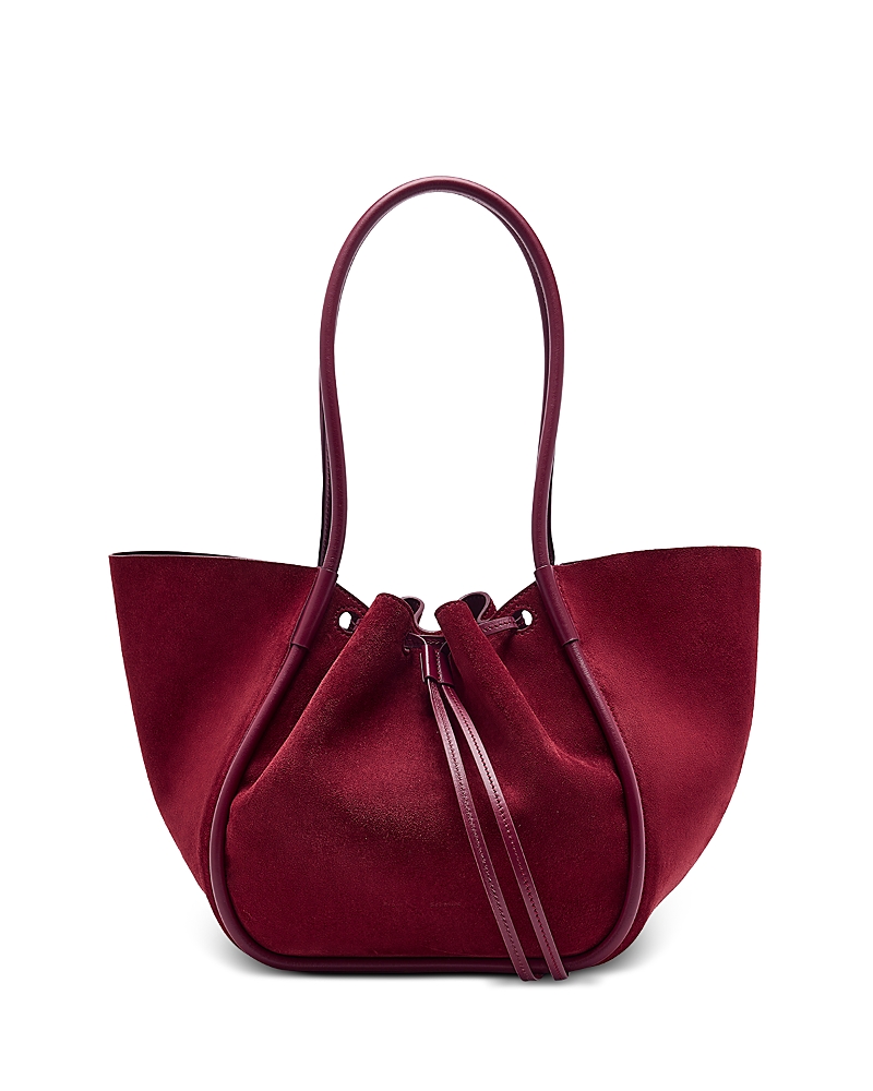 Proenza Schouler Large Ruched Suede Tote