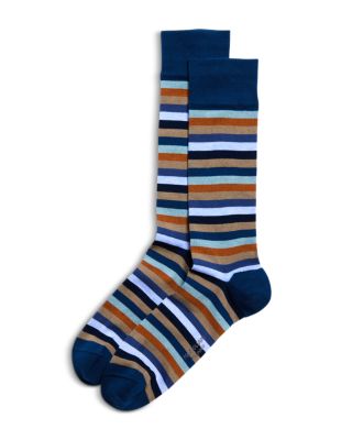 Marcoliani Rainbow Stripe Crew Socks
