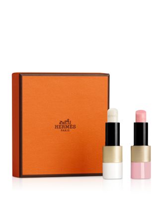 HERMES ROUGE & ROSE HERMES リップバームセット HERMÈS Rouge Hermès & Rose Hermès Gift Set | Bloomingdale's Beauty