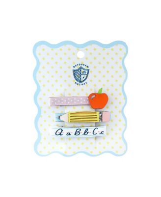 Smarty Pants ABC Hair Bar Clips, Set of 3