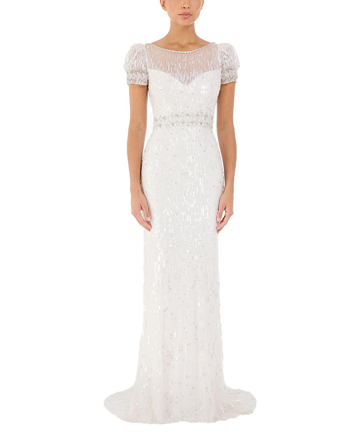 Jenny Packham Sungem Sequin-Embellished Dress
