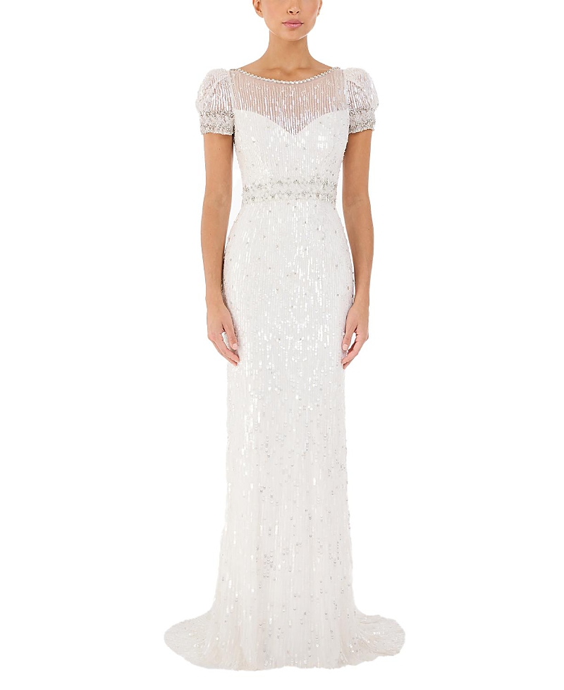 Jenny Packham Sungem Sequin-Embellished Dress