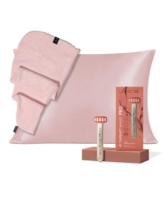  Radiant Revive Trio Bundle - 4T Therapy PRO Device, Satin Pillowcase & Head Wrap