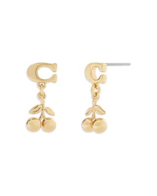 Signature C Cherry Drop Earrings