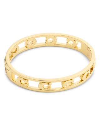 Signature C Openwork Bangle Bracelet