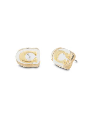 Signature C Stud Earrings