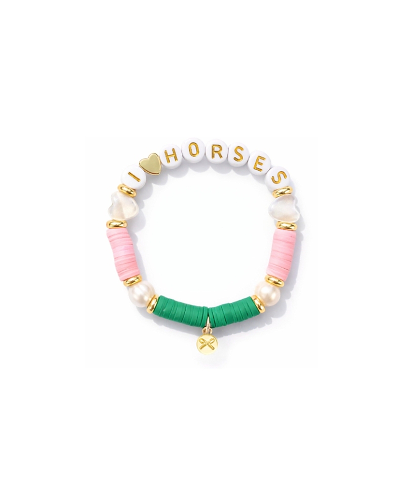 Bits & Bows Girls' I Heart Horses Bracelet - Little Kid, Big Kid