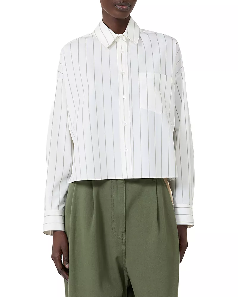 Weekend Max Mara Wkdcertosa Brown Shirt