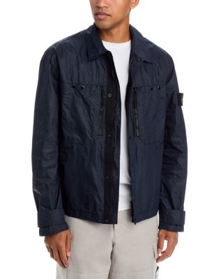 Garment Dyed Nylon Micro Twill Overshirt