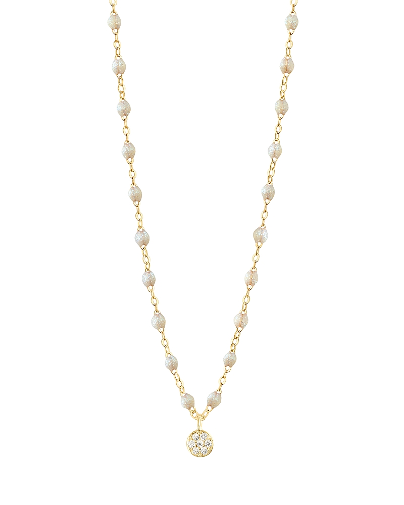 Gigi Clozeau 18K Yellow Gold Classic Puce Diamond Necklace, 0.07 tcw