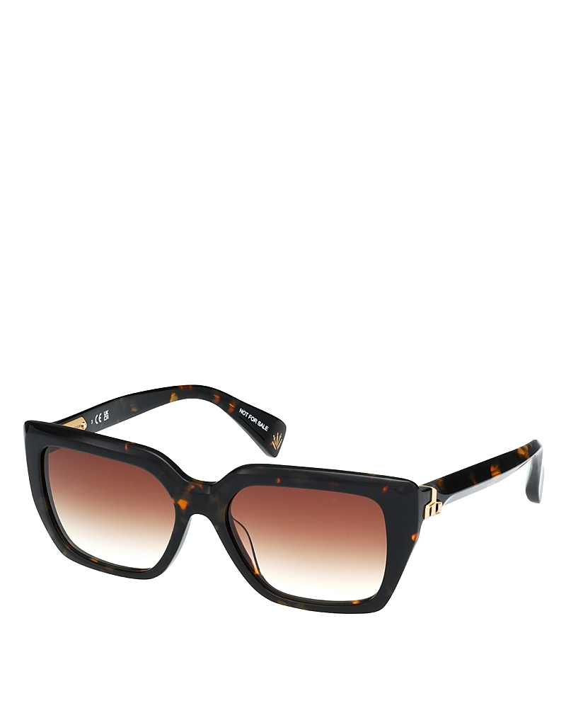 Rag & Bone Rectangular Sunglasses, 55mm · OS