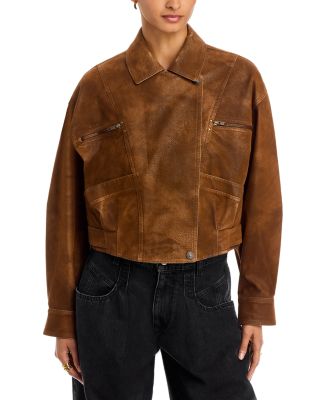 Belma Faux Leather Moto Jacket