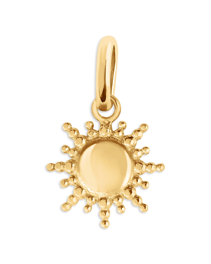 Gigi Clozeau 18K Yellow Gold Sun Pendant
