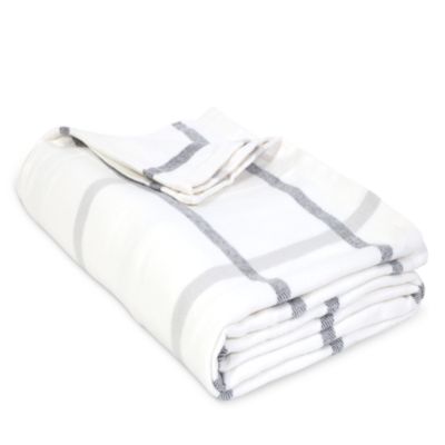 Copenhagen Plaid Bed Blanket, King