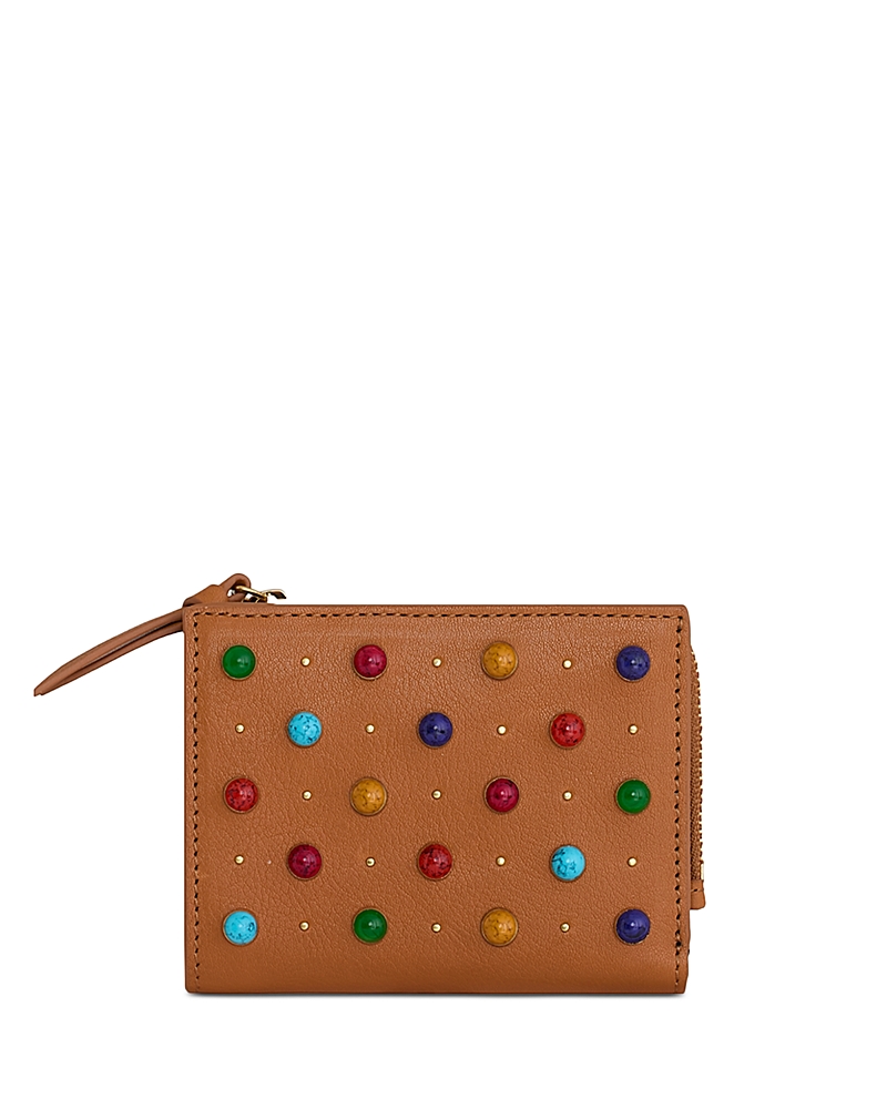 Rebecca Minkoff Megan Slim Studded Leather Wallet
