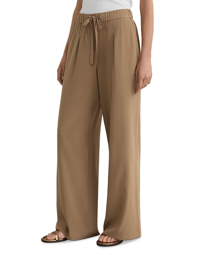 Reiss Silk Wide Leg Pants