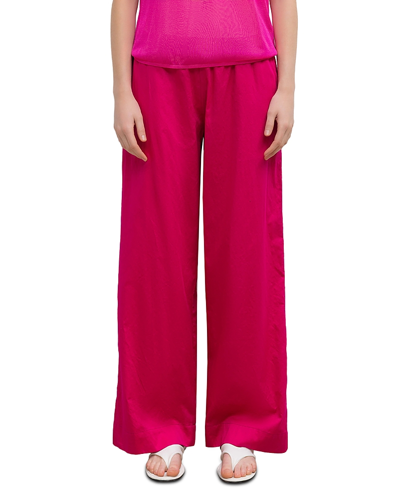 Leset Yoko Pocket Pants In Red