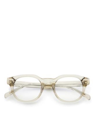 Unisex Round Cameron Blue Light Reading Glasses, 47mm