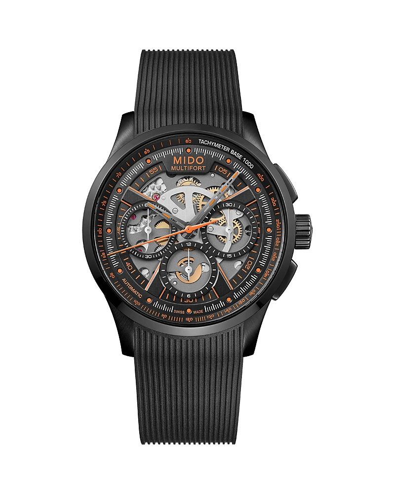Mido Multifort Skeleton Chronograph, 43mm