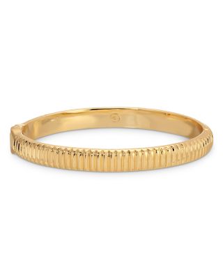 Ribbed Stacking Bangle Bracelet
