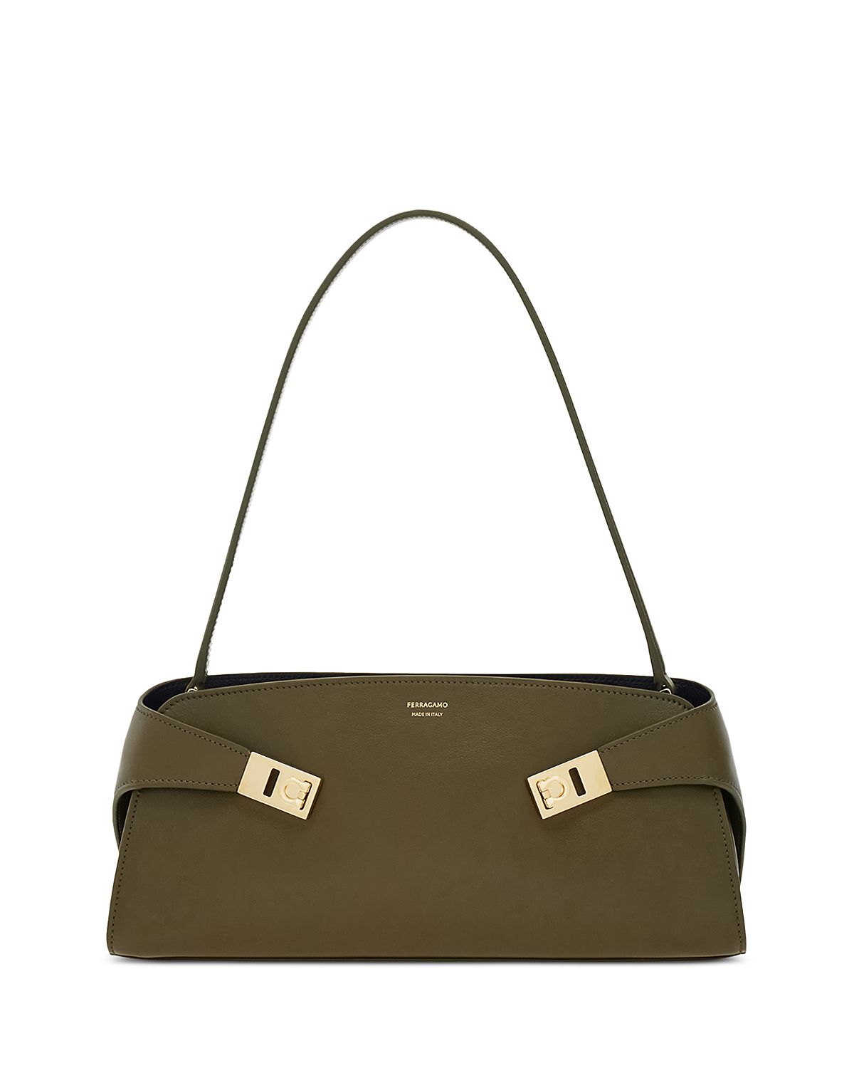 Ferragamo Hug East West Leather Shoulder Bag