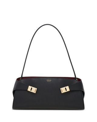 Hug East West Leather Shoulder Bag