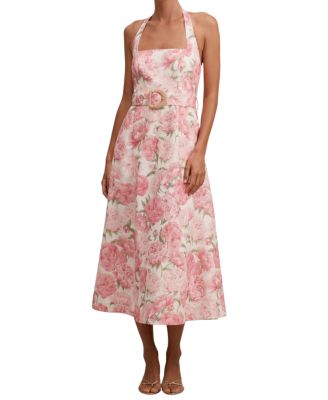 Ever New Women's Blossom Halter Midi Dress
