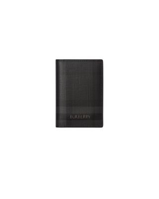  City Check Folding Card Case