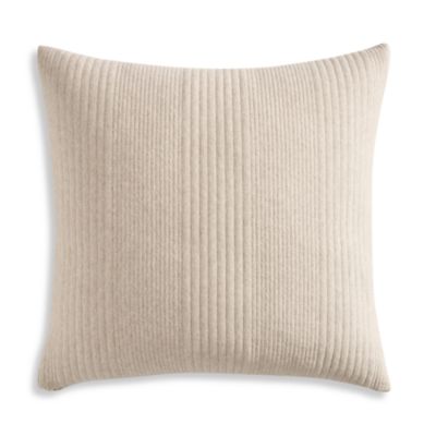 PURE Ribbed Jersey Decorative Pillow, 20" x 20"