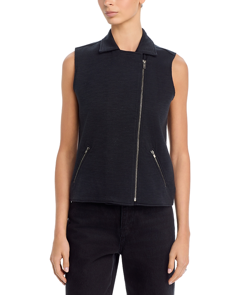 Majestic Filatures Sleeveless Moto Jacket