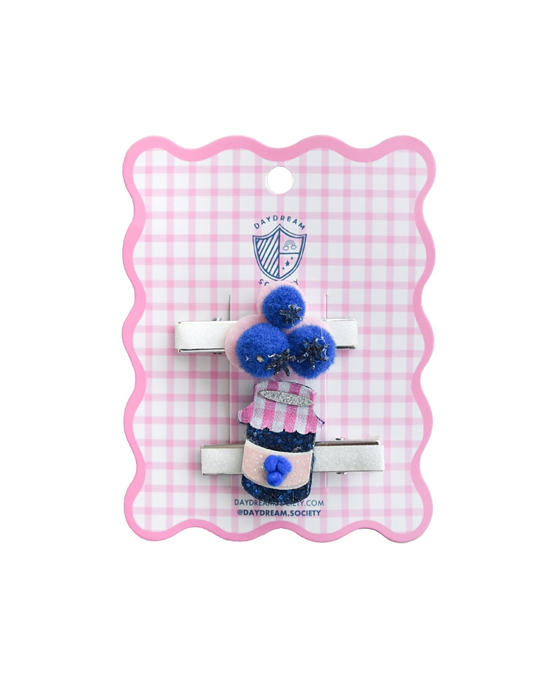 Jollity & Co. Blueberry Jam Hair Clips, Set of 2