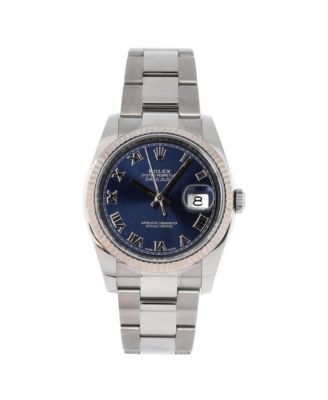  Oyster Perpetual Datejust Automatic Watch in Stainless Steel and White Gold 36mm