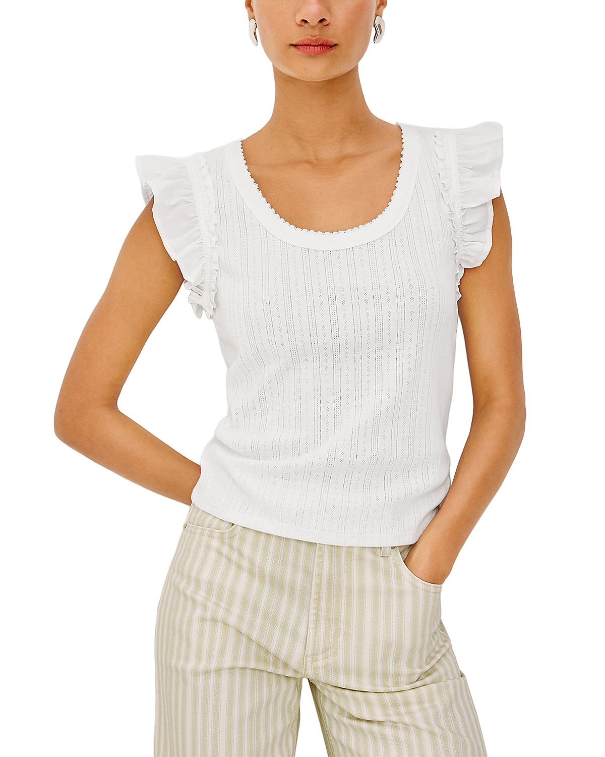Rails Giovanna Puff Sleeve Top
