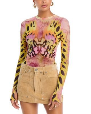 Kaylee Mesh Long Sleeve Top