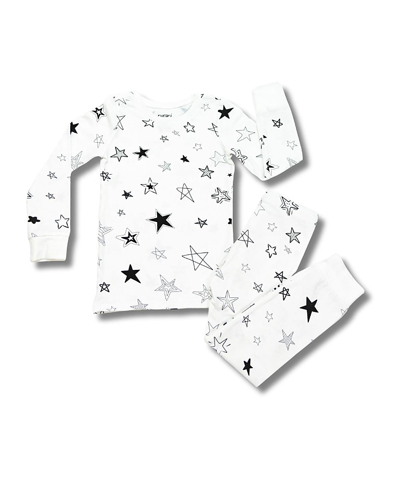 Norani Unisex Kids Organic Two-piece Pajama Set - Baby, Little Kid, Big Kid In Multi