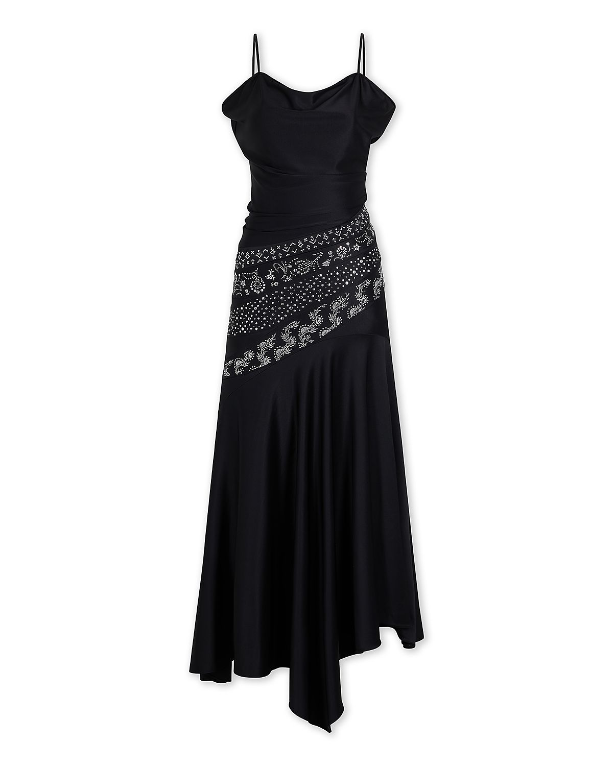 Rabanne Embellished Asymmetric Dress