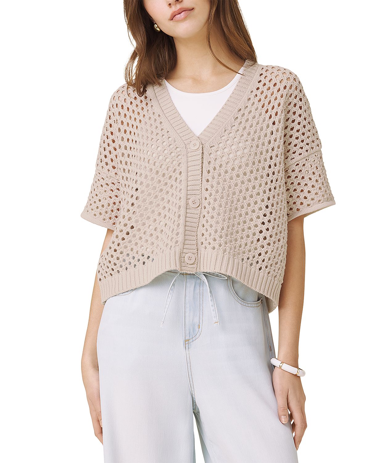 Splendid Nova Pointelle Cardigan
