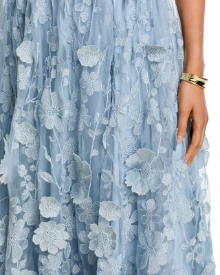 solid lace half sleeve maxi a line dress A-line Wedding Dress Aviv – Olivia Bottega main image 1