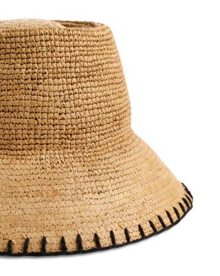 Madewell Blanket Stitch Raffia Straw Sun Hat  display picture 1