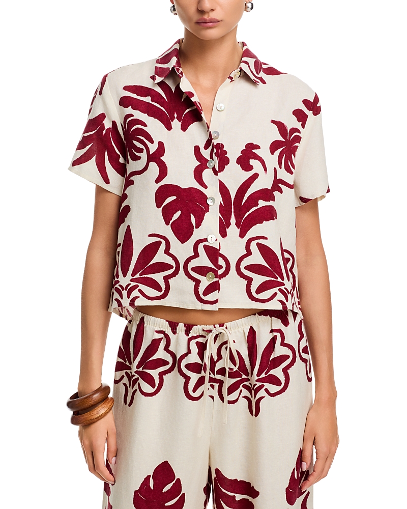 Bella Dahl Short Sleeve Camp Shirt