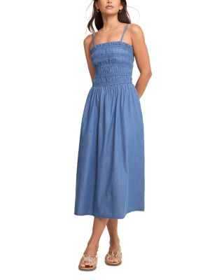 Faith Denim Midi Dress