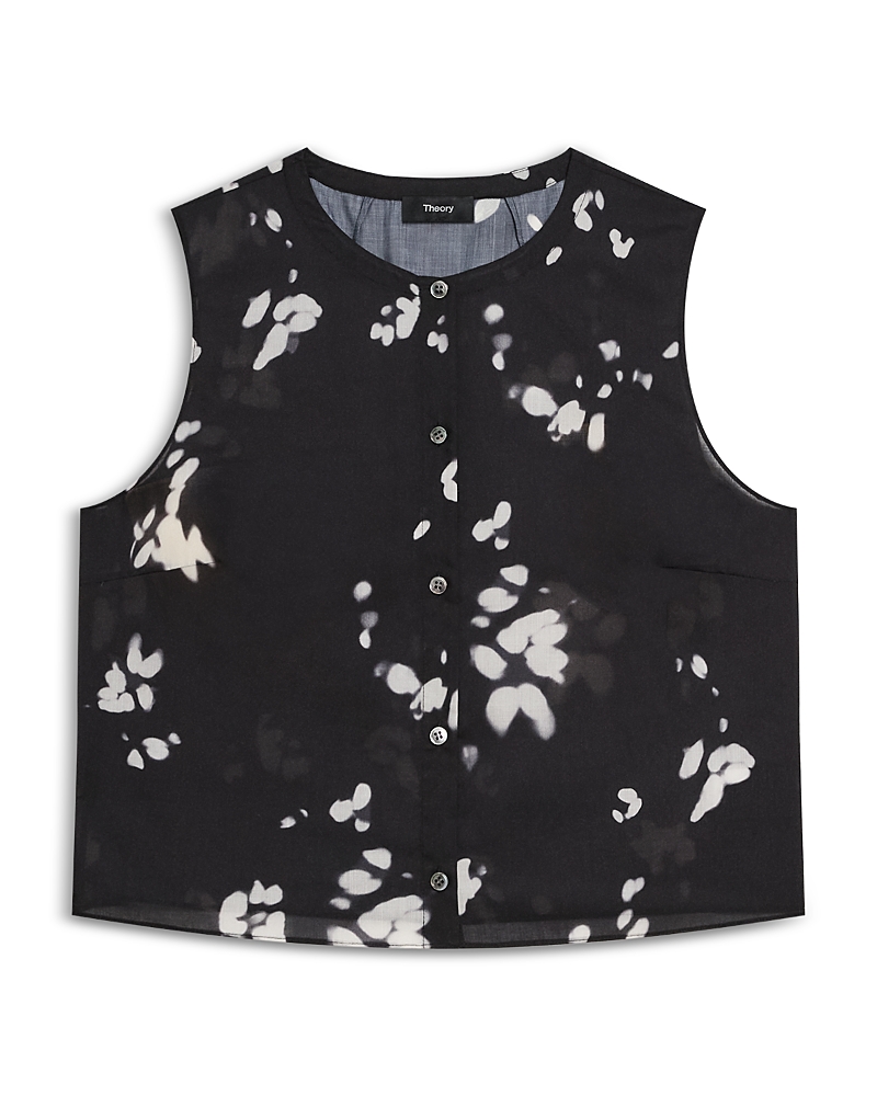 Theory Shadow Print Top