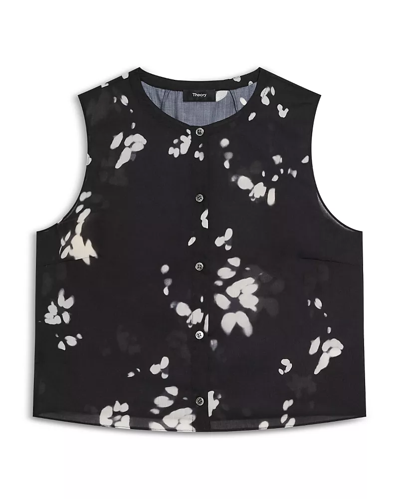 Theory Shadow Print Top
